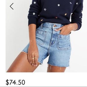 Madewell High-Rise Denim Shorts